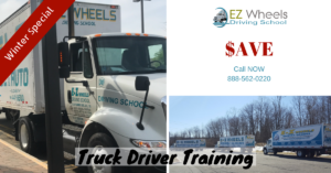 Winter special Truck driving training